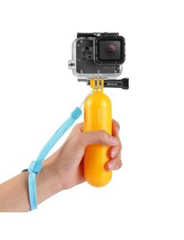 PULUZ PU81 Floating Handle Bobber Hand Grip with Strap for Action Camera