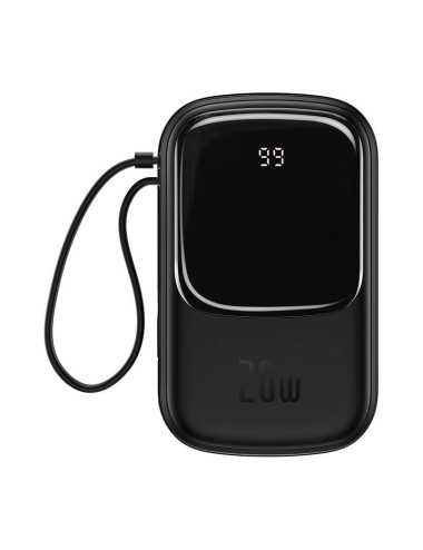 Baseus Qpow Power Bank with iP cable 20000mAh 20W - Black