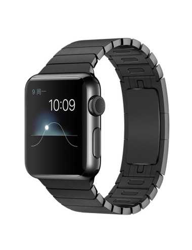 Strap Elegant Link Bracelet for Apple Watch 44mm - Space Black (6938595325120)