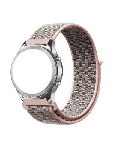 Λουράκι Simple Nylon Braided 22mm για Huawei Watch GT/GT2 & Galaxy Watch 46mm - Powder Sand